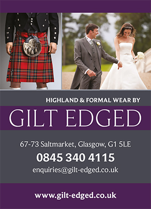 Gilt edged kilt store hire